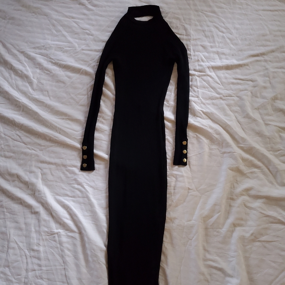 JLux Open Back Knit Dress